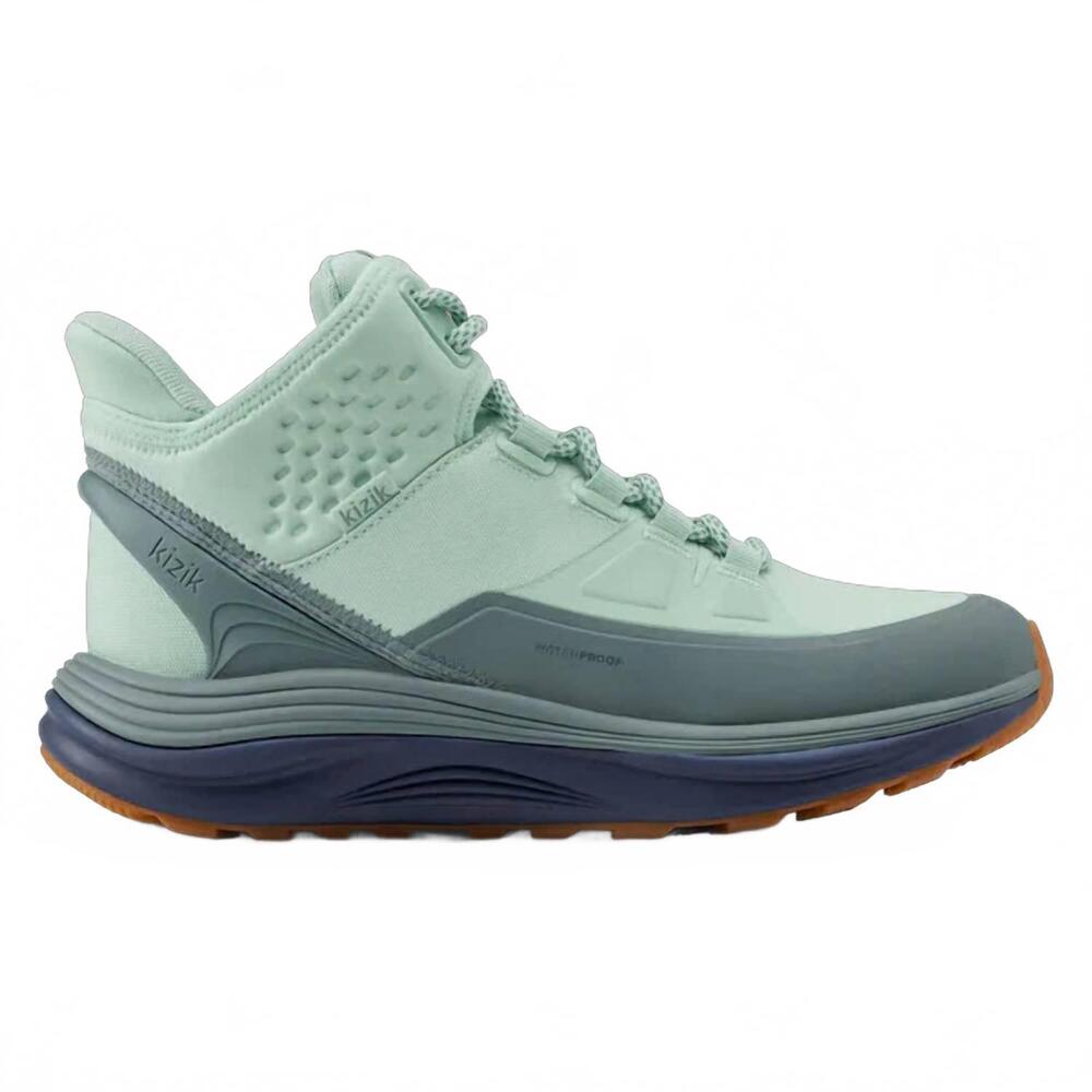 NEW KIZIK women's london at mid waterproof shoe in surf spray / naval academy